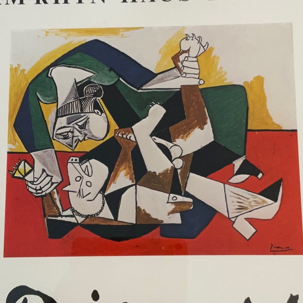 Pablo Picasso Picture Exhibition AM RHYN HAUS LUZERN Art Vintage Museum Framed - Picture 13 of 16